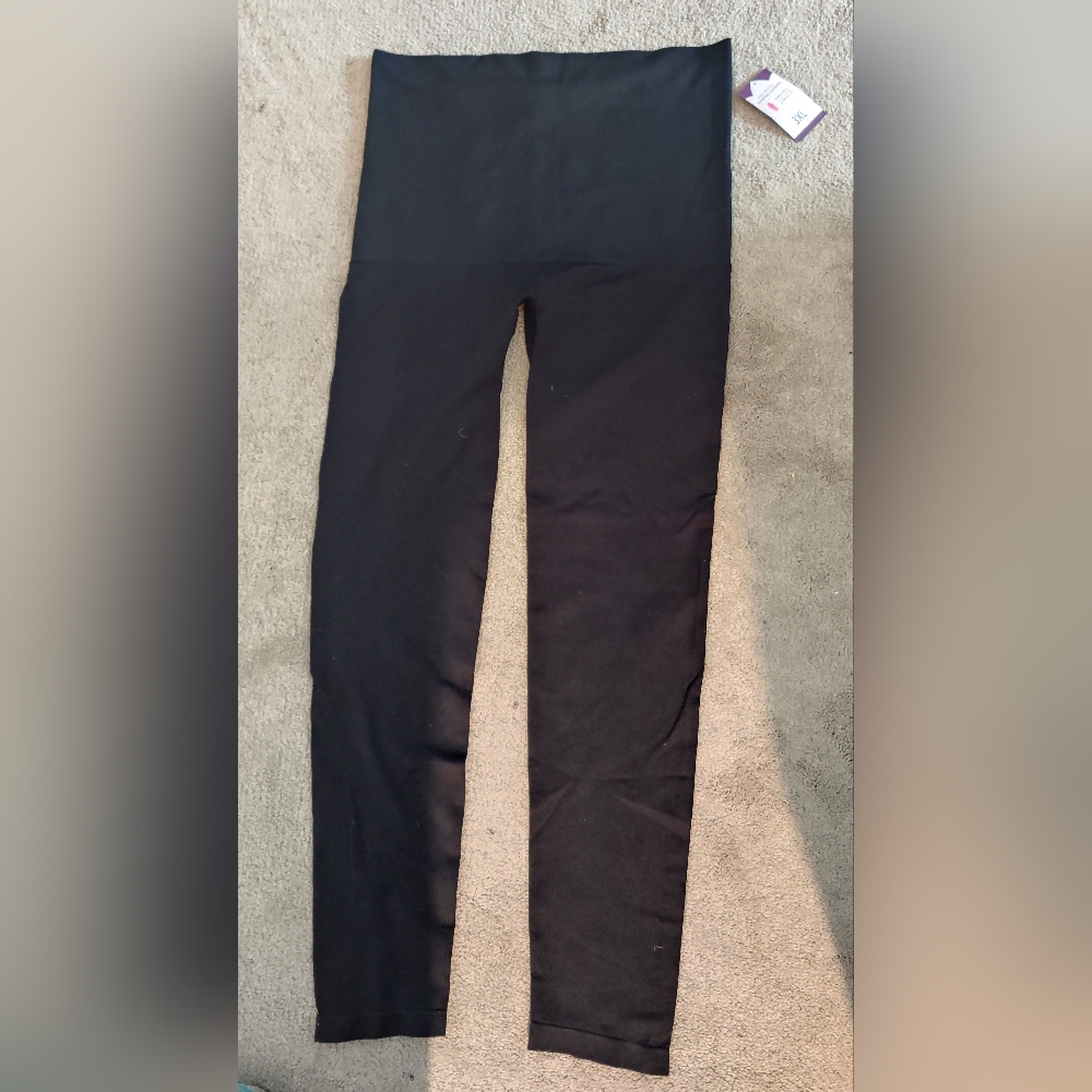 Empetua black high waisted shaping leggings